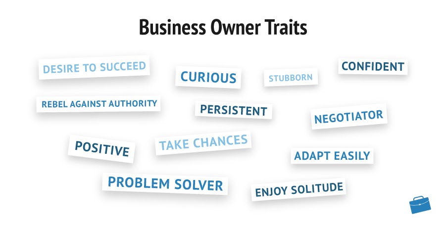 Business Owner Traits infographic