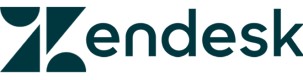 Zendesk标志，链接到Zendesk主页在一个新的选项卡。
