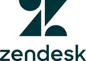 Zendesk标志，链接到Zendesk主页。
