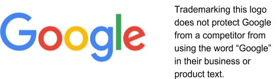 Screenshot of Google Trademark Logo