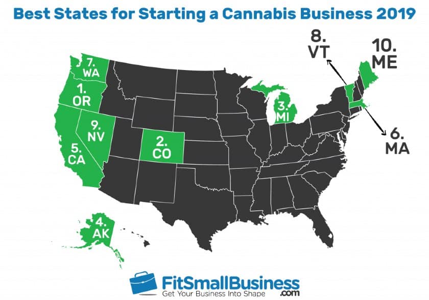 Best States for Starting a Cannabis Business
