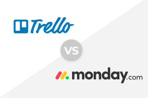 trello and monday.com logo