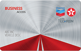 Chevron Texaco Business Access Fuel Card
