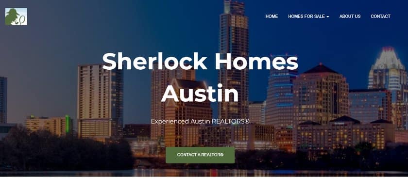 Sherlock Holmes Austin website