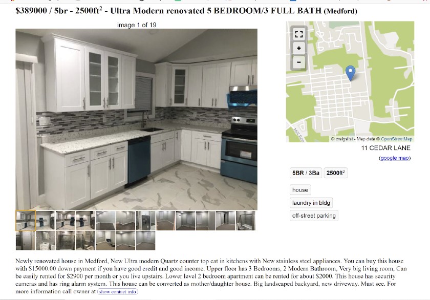 Craigslist的财产