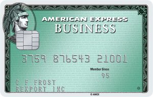 美国运通商务绿色奖励卡