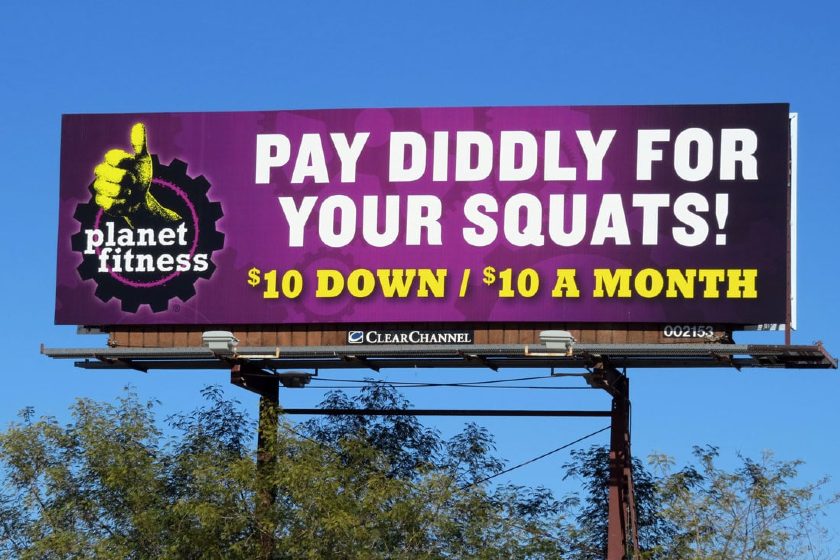local advertising - Planet Fitness