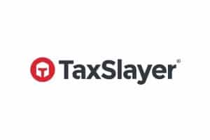 TaxSlayer徽标作为税收审查的特征图像。