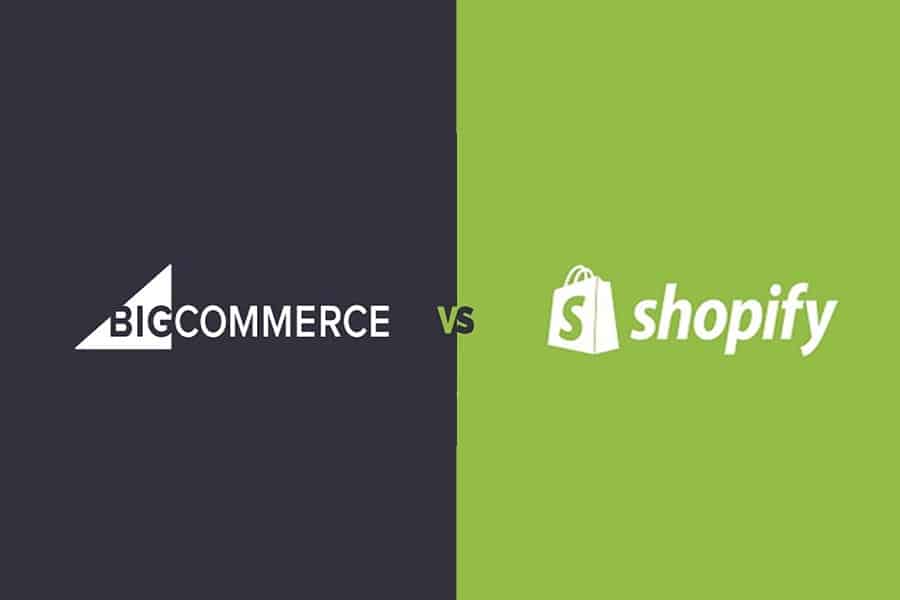 Bigcommerce vs Shopify。