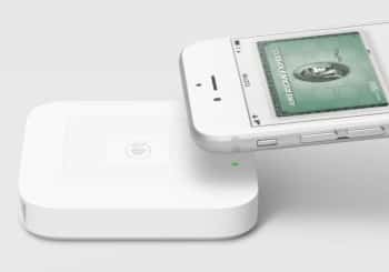 Square NFC reader.