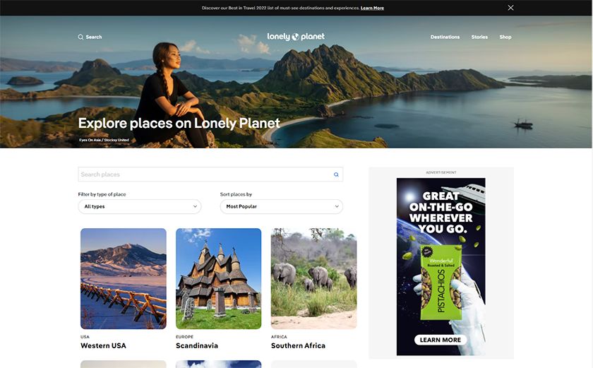 你可以在Lonely Planet网站上提交你的业务以供审核。