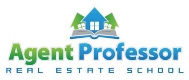 Agent Professor Real Estate School Logo