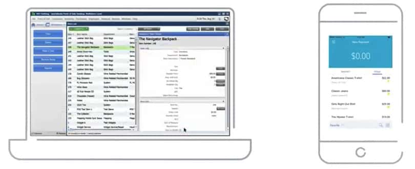 QuickBooks Payments transactions desktop and mobile.