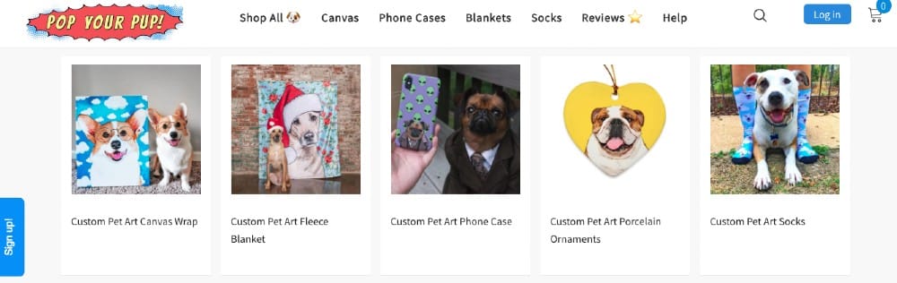 Screenshot of Pop Your Pup Customization