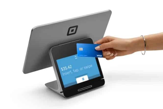通过Square Register使用信用卡支付。