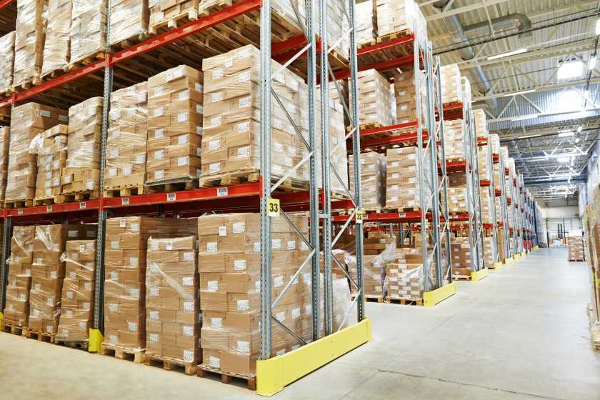 Pallet racks.