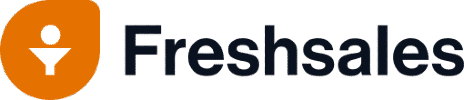 Freshsales标志,链接到Freshsales homepage in a new tab.