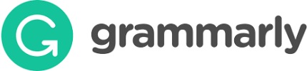 Grammarly标志，链接到Grammarly主页在一个新的选项卡。