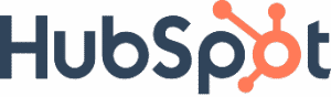 Hubspot标志，链接到Hubspot主页在一个新的选项卡。