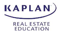 卡普兰房地产教育标志，链接到卡普兰主页。