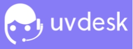 链接到UVdesk主页的UVdesk徽标。