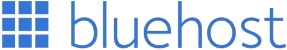 链接到Bluehost主页的新选项卡的Bluehost标志。