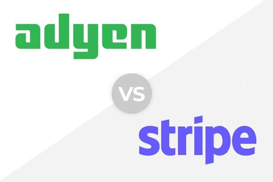 Adyen vs . Stripe标志
