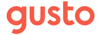 在新标签中链接到Gusto主页的Gusto标志。
