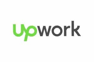 Upwork logo.