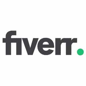 5镑r logo that links to the Fiverr homepage in a new tab.