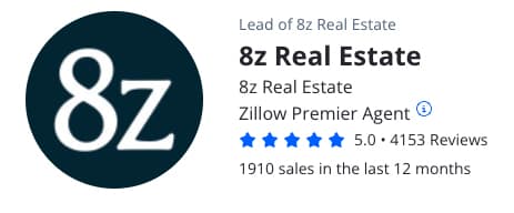 Zillow代理资料8z房地产与5星评级。