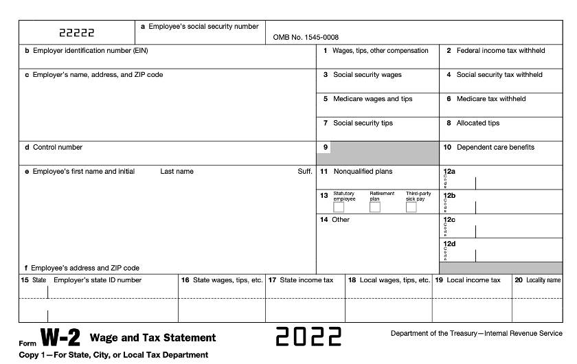国税局报税表2022。