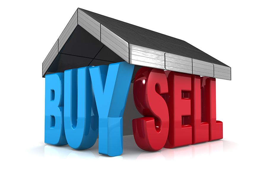 买卖文字图形的一种形式的房子。