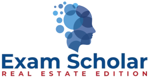Real Estate Exam Scholar logo that that links to Real Estate Exam Scholar homepage in new tab.