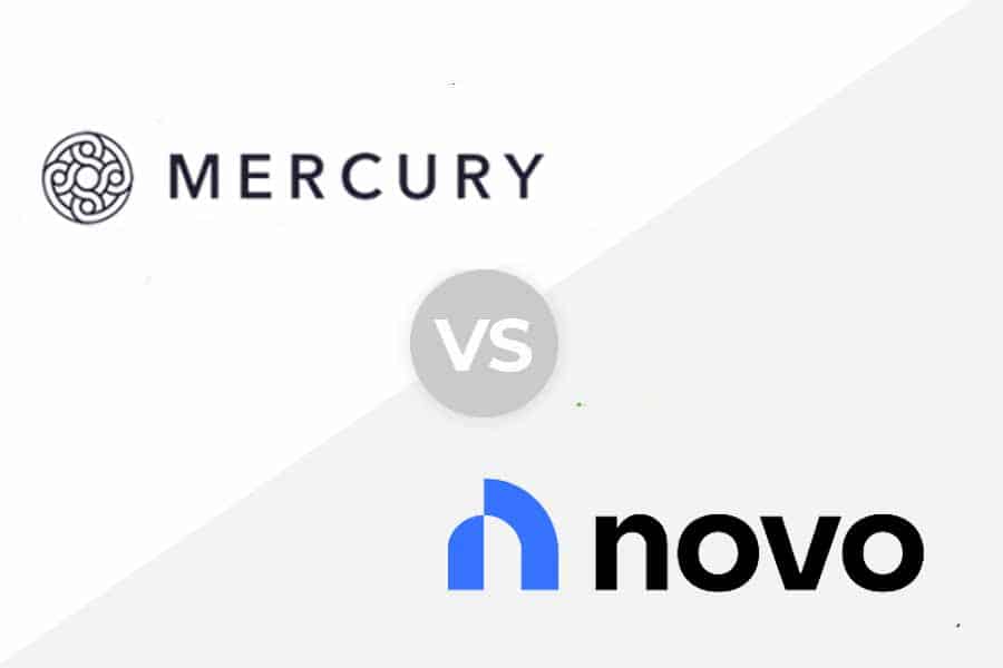 水星vs Novo业务检查徽标。