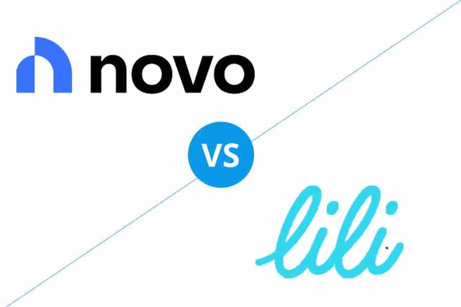 Novo vs Lili业务检查徽标。
