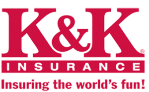 K&K保险公司的标志。