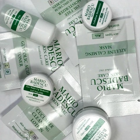 Skincare brand free samples.