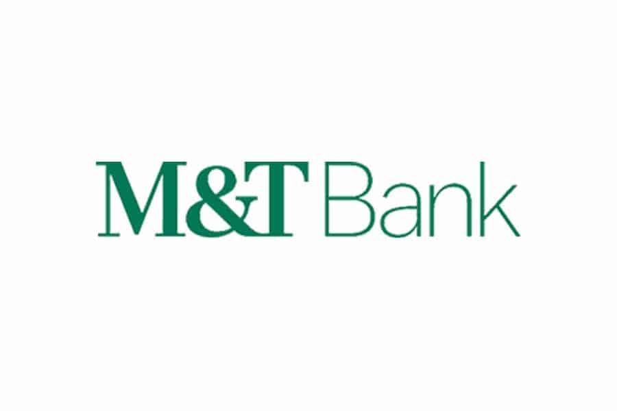M&T银行业务检查的标志。