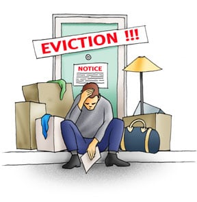 Tenants eviction notice.