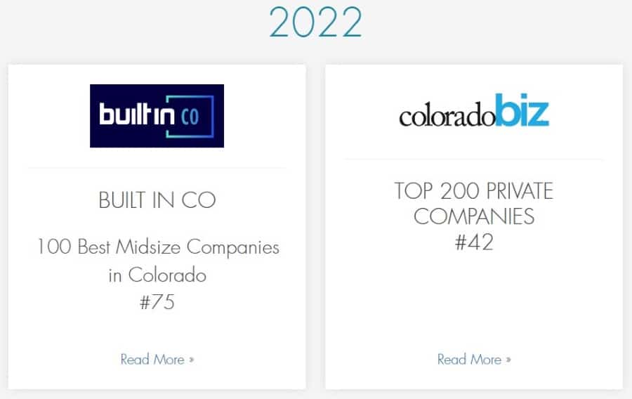CE Shop在2022年获得的奖项截图。