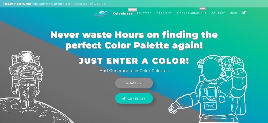 Colorspace网站的蓝绿色原色