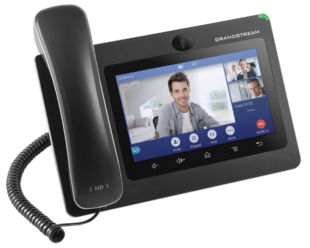 GXV3370 IP视频话机，支持视频会议功能。
