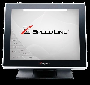 Speedline的桌面POS终端。