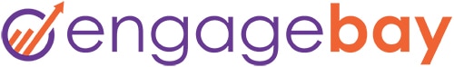 EngageBay标志,链接到EngageBay homepage in a new tab.
