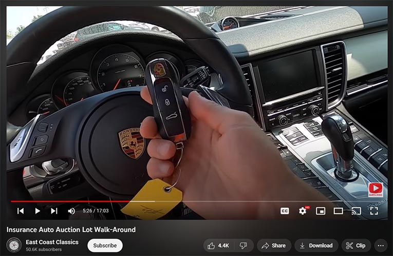 Youtube汽车业务视频的例子