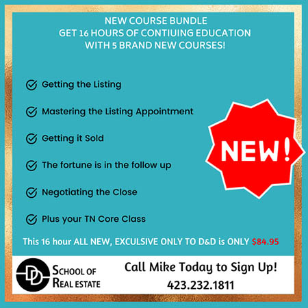 Turquoise graphic box with new CE courses listed