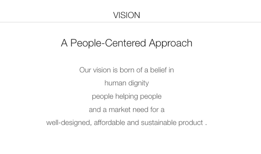 Mehera Shaw's vision statement taken from their website