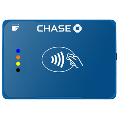 Chase Blue Mobile 3-in-1 Card Reader.