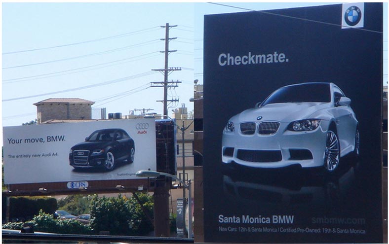 BMW billboard with 
